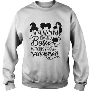 Hocus Pocus In A World Full Of Basic Witches Be A Sanderson Shirt
